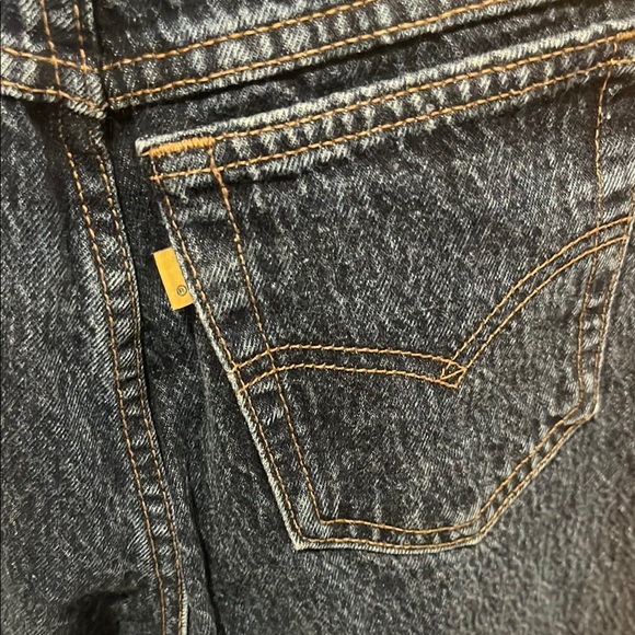 Levi's Dark Indigo Straight Leg Jeans - Picture 8 of 13